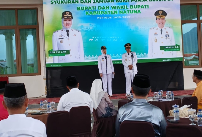 Pemkab Natuna Gelar Syukuran atas Pelantikan Bupati Baru