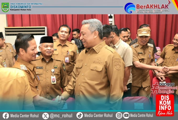 Bupati Rohul Ikuti Rapat TPID jelang Hari Raya Idul Fitri bersama Gubri Abdul Wahid