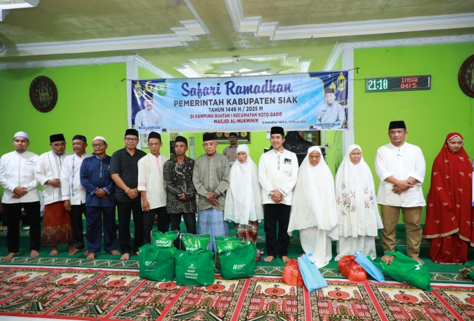 Plh. Sekda Siak Ucapkan Terima  Kasih atas Bantuan untuk Warga