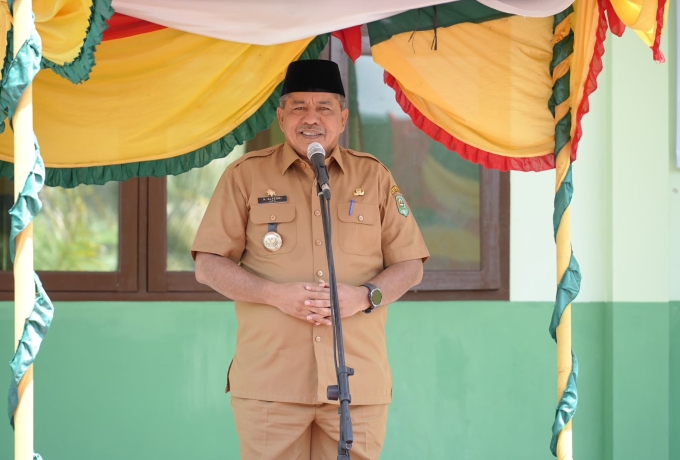 Resmikan Gedung SDS IT Raudhatul Hidayah Mempura, Bupati Alfedri :  Harapan Baru Pendidikan Berkualitas