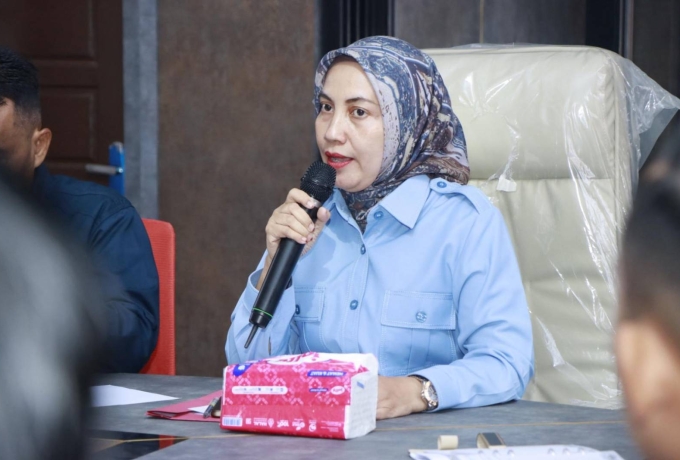 Zumrotun Pimpin Rapat Persiapan MTQ Tingkat Provinsi di Bengkalis