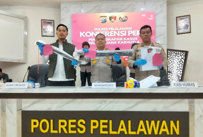 10 Hektar Lahan TNTN Hangus Dibakar, Dua Pembeli Tanah Diringkus