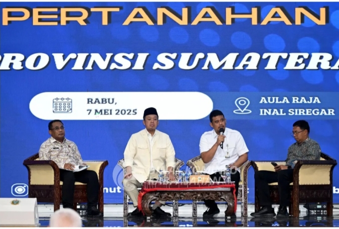 Bupati Asahan mengikuti Rapat Koordinasi Kebijakan dan Layanan Pertanahan dan Tata Ruang