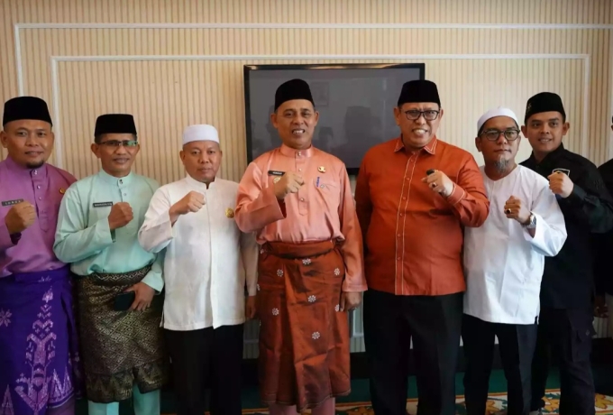 Bupati Inhil H. Herman Terima Kunjungan Anggota DPD RI Dapil Riau