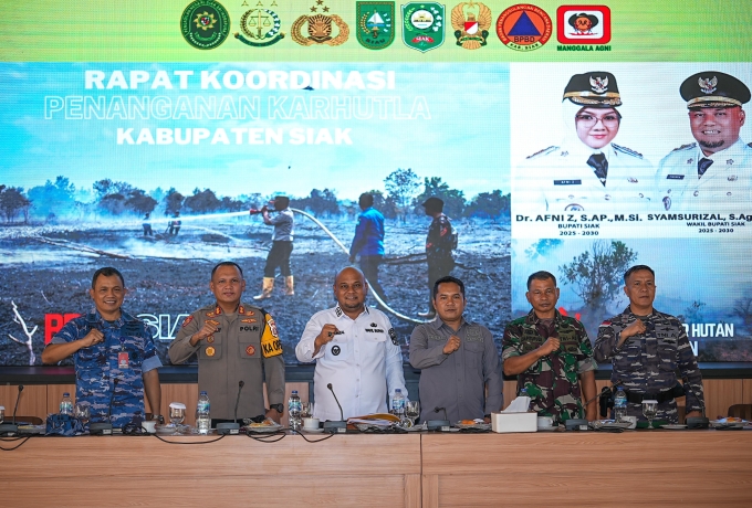 Antisipasi Kemarau Panjang, Pemkab Siak dirikan Posko Karhutla