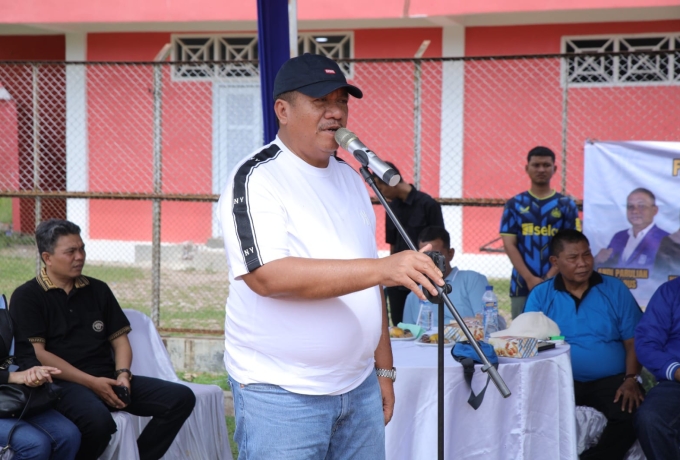 Bupati Asahan Buka Turnamen Sepak Bola U-14 Dalam Rangka HUT Partai PAN ke-27