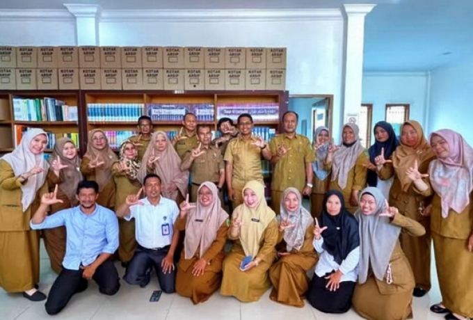 Dorong Budaya Literasi, Wabup Rokan Hilir Apresiasi Peningkatan Layanan Perpustakaan Daerah