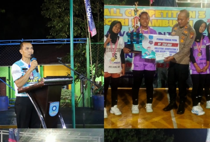 H. Wardana Tutup Resmi VBC 3 Se-Sumatera SMKN 1 Tambusai: Ajang Prestasi dan Sportivitas Pelajar