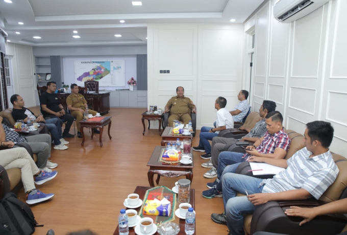 Bupati Terima Audensi PWI Kabupaten Asahan