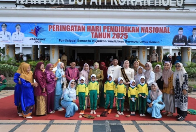 Peringati Hardiknas 2025, Pemkab Rohul Teguhkan Komitmen Pendidikan Merata dan Bermutu