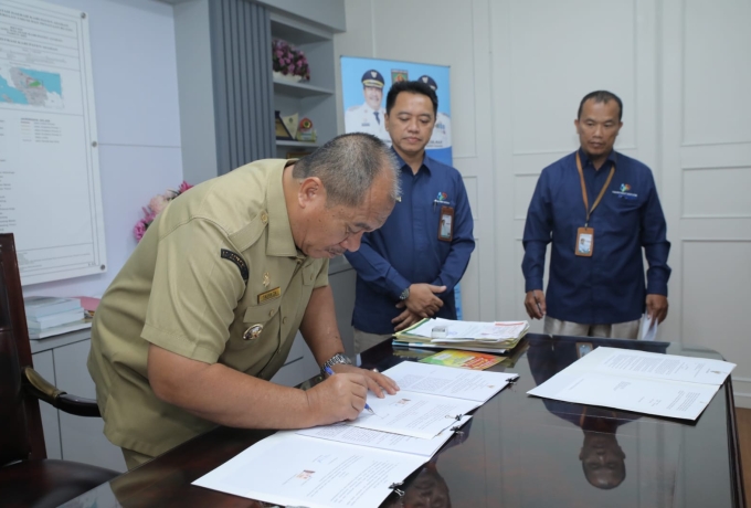 Pemkab Asahan dan BPS Tandatangani MoU Pemutakhiran Data DTSEN