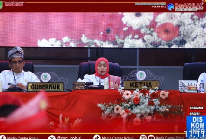Paripurna Istimewa HUT ke-26 , DPRD Rohul Terlaksana dengan Sukses dan lancar