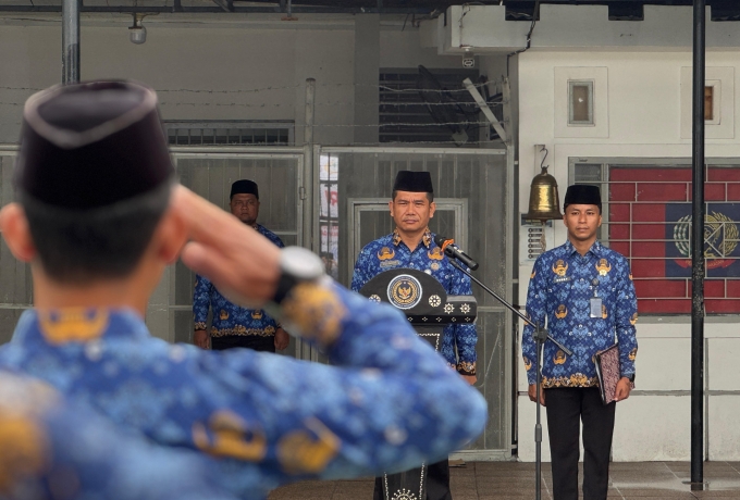 Lapas Bagansiapiapi Gelar Upacara Hari Pahlawan 2025, Kobarkan Semangat Pengabdian dan Nasionalisme