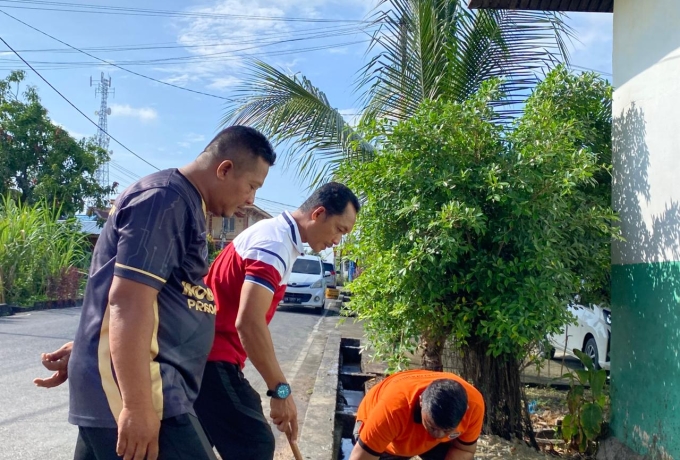 Aksi Sosial Lapas Bagansiapiapi: Sembako Dibagikan, Lingkungan Dibersihkan