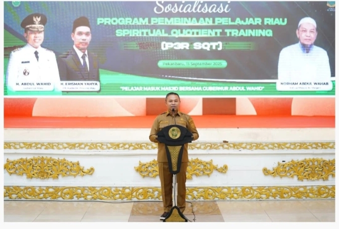 Gubernur Riau Ingatkan Pentingnya Pembinaan Emosional dan Spiritual di Era Digital