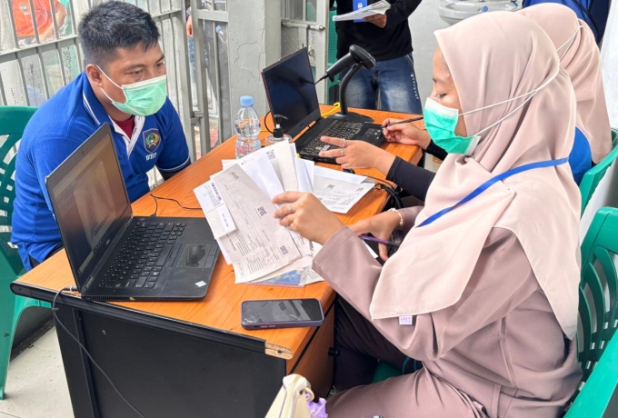 Hari Pertama ACF di Lapas Bagansiapiapi: 222 WBP Jalani Rontgen Dada