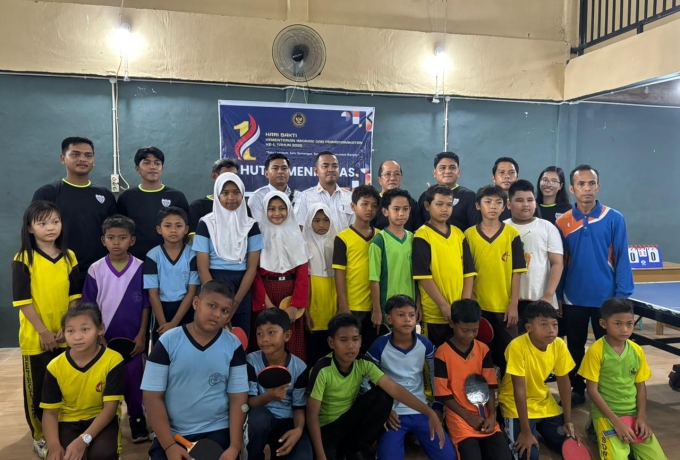 Lapas Bagansiapiapi Gelar Kejuaraan Tenis Meja Tingkat SD Se-Kecamatan Bangko Sambut HUT KEMENIMIPAS 