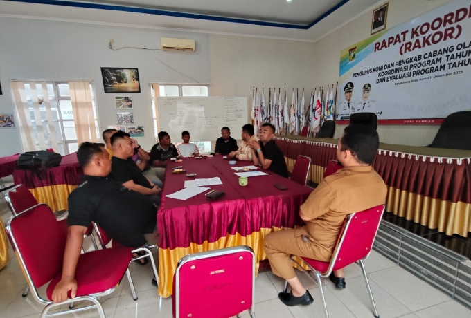 Kejurkab Tenis Meja Kampar 2025 Resmi Digelar Tanggal 19 Desember 2025, Panitia Matangkan Persiapan