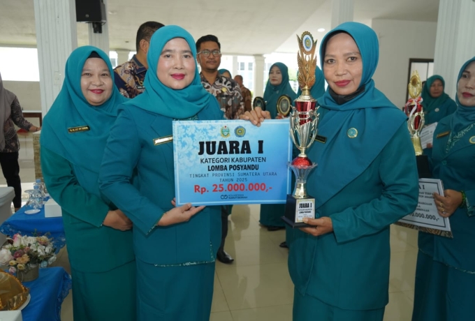 Rakornis TP PKK Kabupaten Asahan Perkuat Koordinasi dan Apresiasi Desa Berprestasi 2025