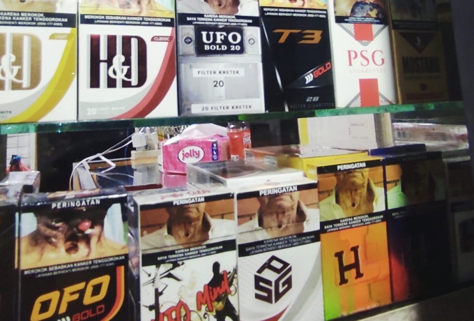 Rokok Ilegal PSG, UFO, OFO dan HMilk Masih Beredar Bebas di Tanjungpinang