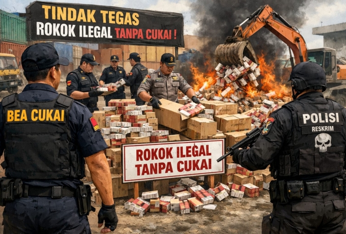 Rokok Ilegal Tanpa Cukai Masih Beredar, Publik Desak Bea Cukai dan APH Bertindak Tegas