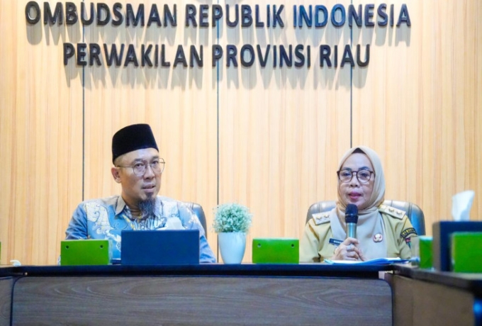 Wakil Bupati Kampar Kunjungi Ombudsman RI Perwakilan Riau