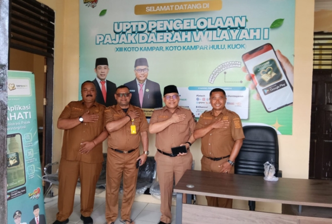 Kantor Baru UPTD Pajak Daerah XIII Koto Kampar Diharapkan Dongkrak PAD dan Permudah Layanan Warga