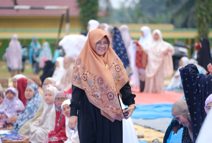 Bupati Afni Rayakan Iduladha di Pelosok Kampung
