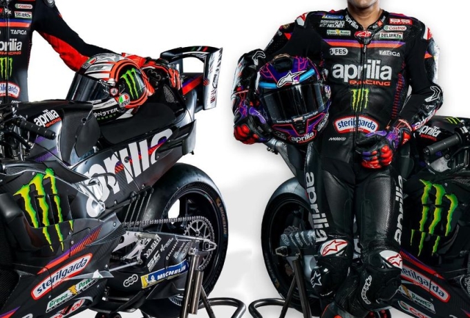 Aprilia Racing dan Monster Energy Resmi Jalin Kemitraan di MotoGP