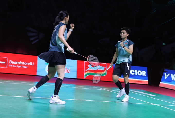 Fadia/Tiwi Hentikan Ganda Putri Ranking Tiga Dunia di Istora