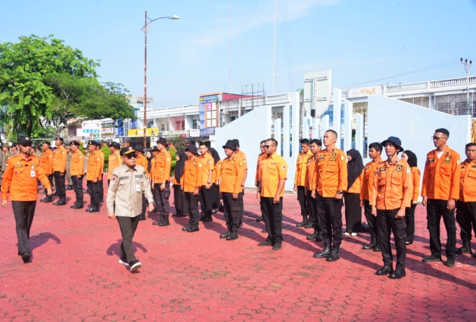 Sekda Bengkalis Pimpin Apel Kesiapsiagaan Karhutla 2026