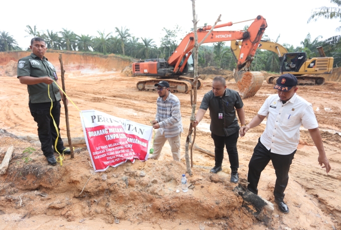 Sidak Tambang di Kampar, Tim Gabungan Temukan Aktivitas Belum Berizin