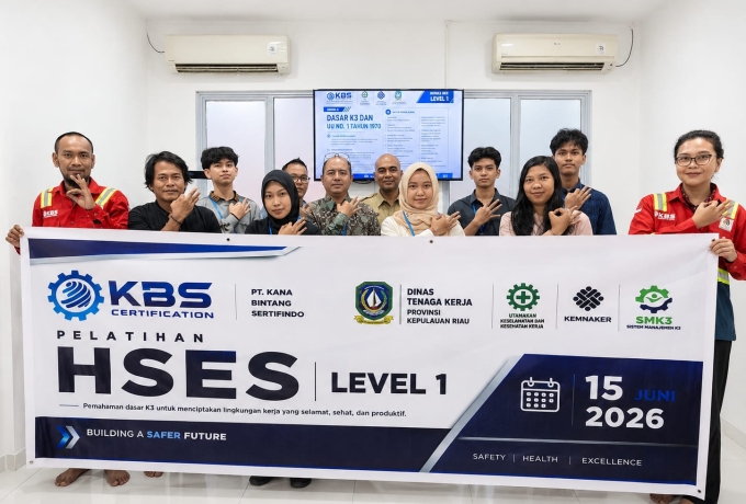 LPK Kana Bintang Sertifindo Resmi Luncurkan Pelatihan HSES Level 1