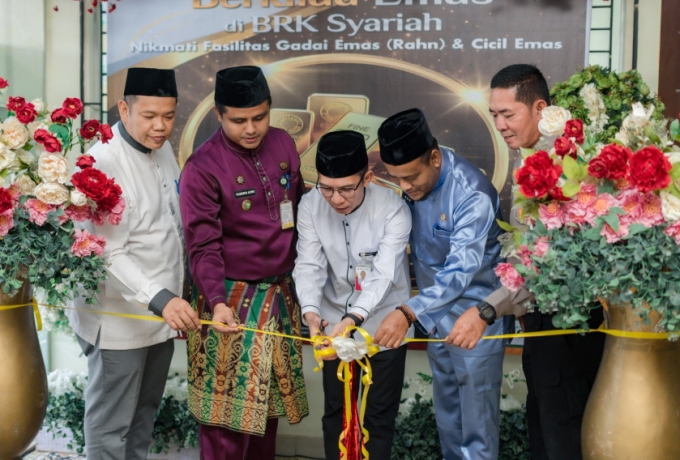 BRK Syariah Resmikan Layanan Gadai Emas di Kandis, Permudah Akses Pembiayaan Masyarakat