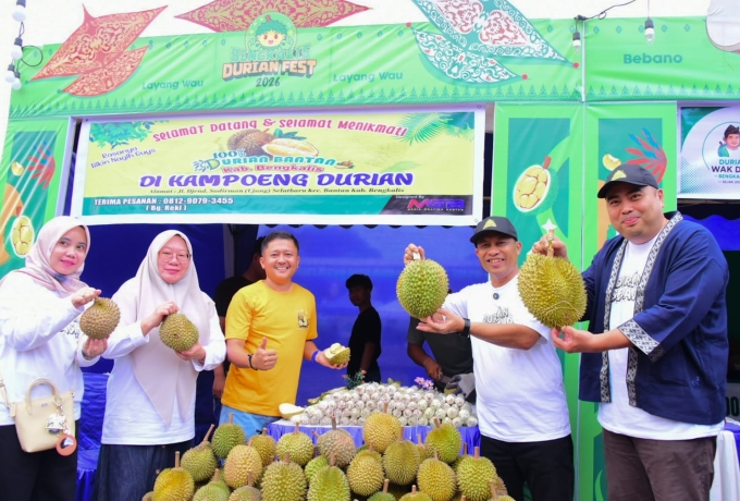 Bengkalis Durian Fest 2026 Resmi Dibuka, Wabup Bagus Santoso Dorong Wisata Kuliner dan Ekonomi Lokal