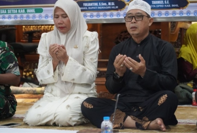 Wakil Ketua DPRD Inhil Hadiri Pelepasan Haji, Doakan Jamaah Selamat Pulang
