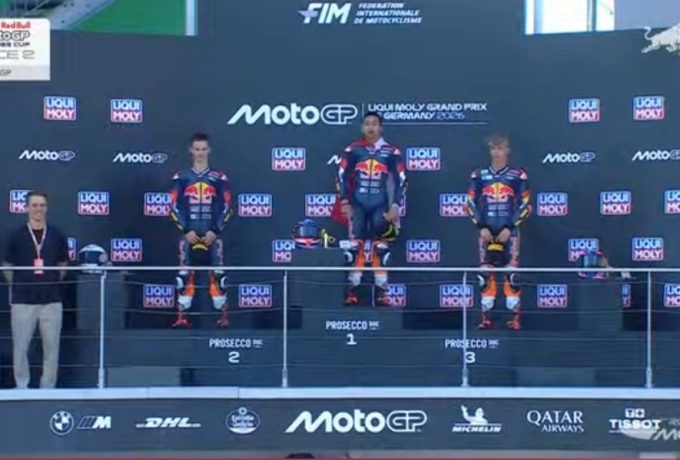 Indonesia Raya Bergema di Sachsenring, Kiandra Ramadhipa Raih Kemenangan Kedua 
