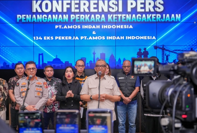 134 Eks Pekerja PT Amos Indah Indonesia Raih Kesepakatan, Pesangon Rp12,7 Miliar Dibayarkan