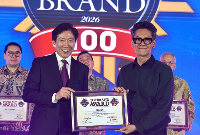 Dulux Raih Top Brand Award 2026, Perkuat Posisi sebagai Merek Cat Pilihan Masyarakat Indonesia