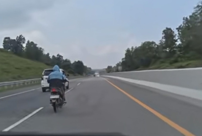 Pemotor Masuk Ruas Tol Permai, Polisi Amankan di Kandis