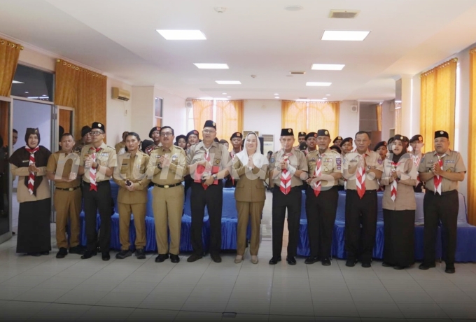Usai Kibarkan Nama Natuna di Jambore Nasional, 25 Pramuka Terima Penghargaan dari Bupati