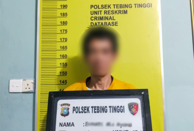 Polsek Tebing Tinggi Ringkus Pelaku Curanmor di Jalan Imam Bonjol