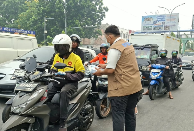 Kualitas Udara Berbahaya, Pemprov Riau Sebar Masker