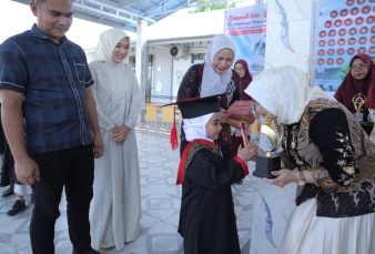 Ketua TP. PKK Kabupaten Asahan Hadiri Pelepasan Peserta Didik TK Swasta DIS Kisaran
