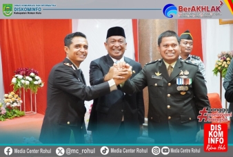 Pemkab Bersama Polres Rohul Gelar Upacara Peringatan HUT Bhayangkara ke-79