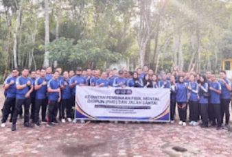 Lapas Bagansiapiapi Gelar Jalan Santai dan Senam, Kalapas: Jaga Hutan Kota, Warisan untuk Anak Cucu