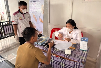 Sambut HUT Imipaspas, Lapas Bagansiapiapi Gelar Pemeriksaan Kesehatan Gratis untuk Warga