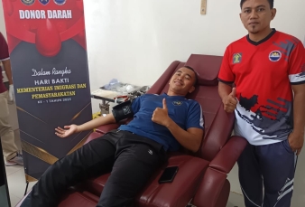 Lapas Bagansiapiapi Gelar Donor Darah Sambut Hari Bakti Kementerian Imigrasi dan Pemasyarakatan
