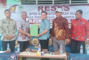 Reses I Anggota DPRD Rokan Hulu Tahun 2025, H. Porkor Lubis, SH.MH di Desa Silang Ringdang