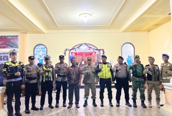Polres Natuna Kawal Ibadah Natal Hingga Pergantian Tahun, Situasi Tetap Kondusif